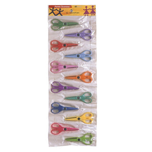 Paper Shapers Decorative Scissors in Reusable Pouch - 12 Pairs