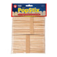 Jumbo Natural Craft Sticks - 6 Inch Popstix