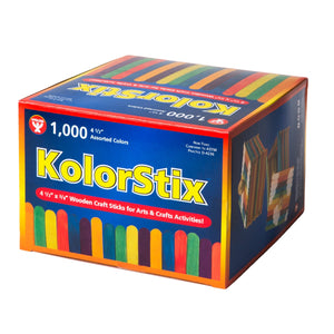 Kolorstix Craft Wood Popstix - 4.5"