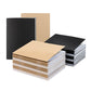 Kraft and Black Blank Books