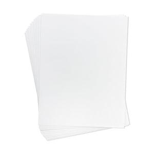 Semi-Gloss White Cardstock - 8.5 x 11-Inch