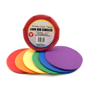 4-Inch Tissue Paper Circles