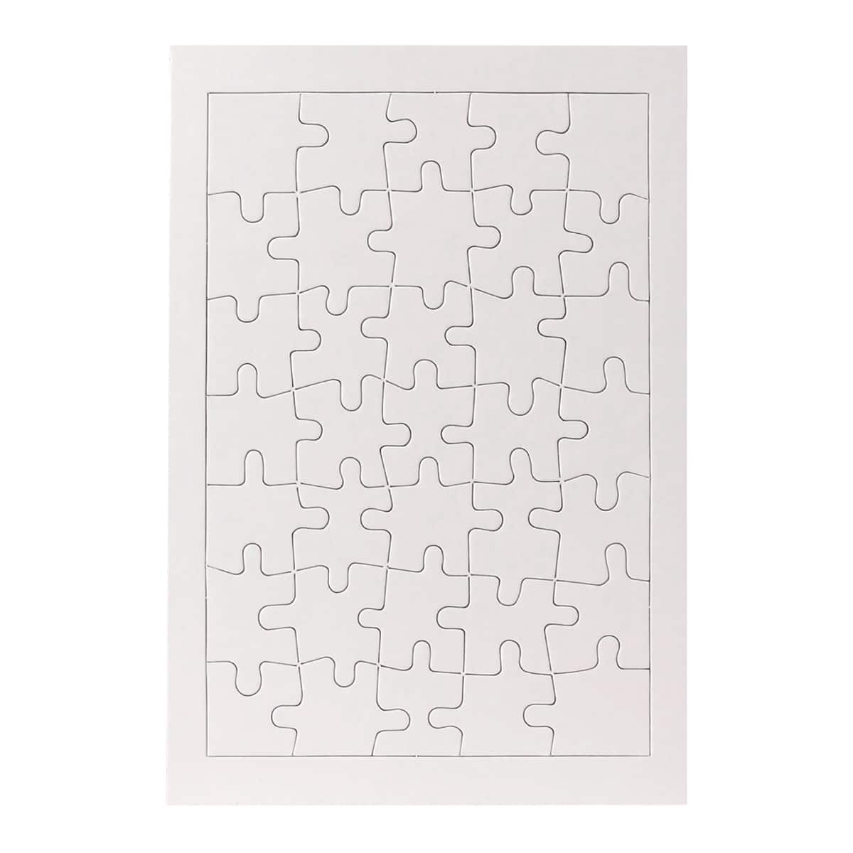 Puzzle Set With Frame-Rectangle