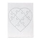 Blank Heart Puzzles (6 x 8-Inch)