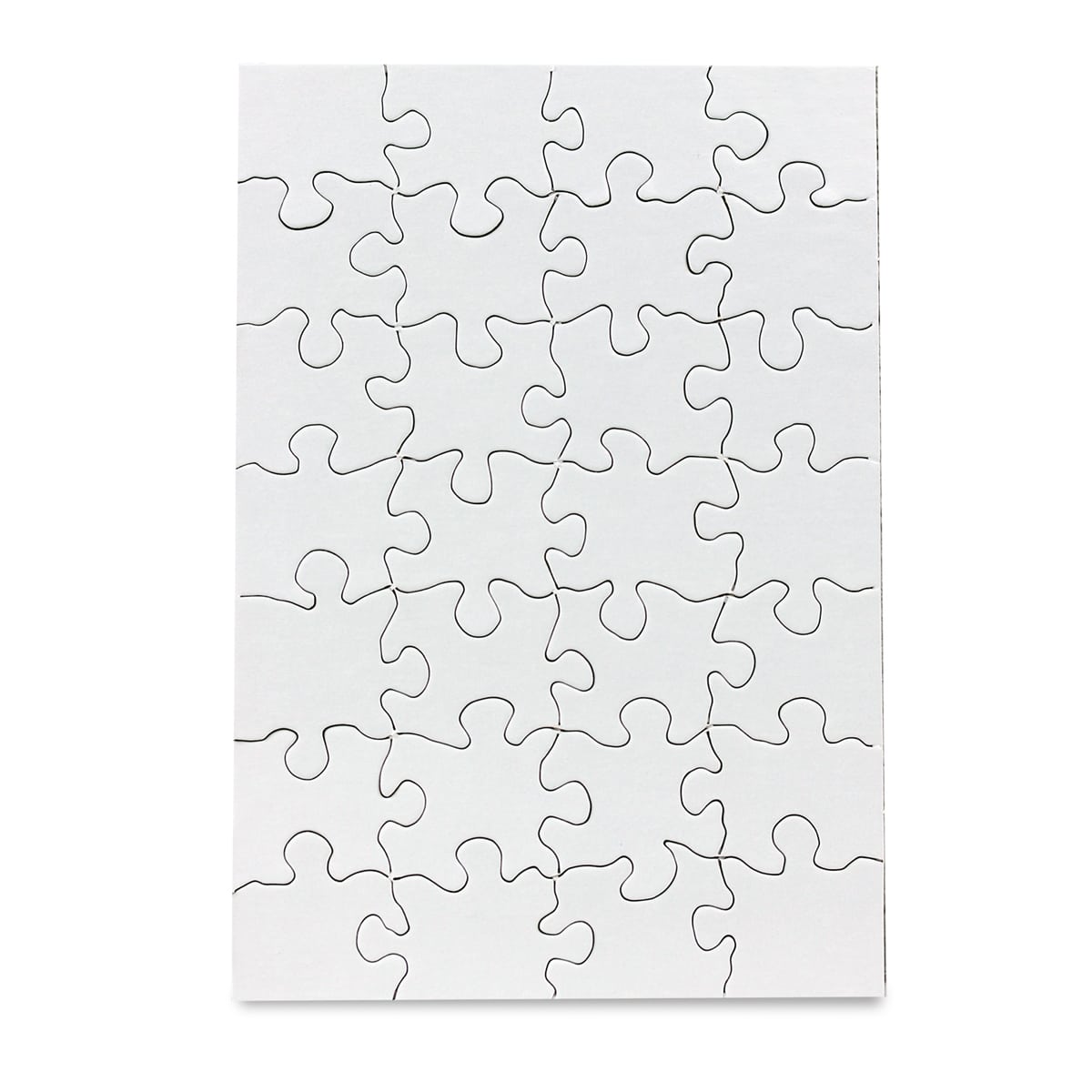 Blank Jigsaw Puzzles, Rectangle, Multiple Sizes