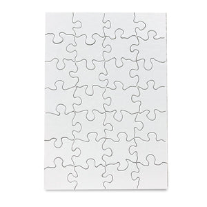 Blank Jigsaw Puzzles, Rectangle, Multiple Sizes