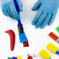 Colored Nitrile (Latex-Free) Craft Gloves