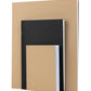 Kraft and Black Blank Books