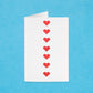 Red Foil Heart Stickers