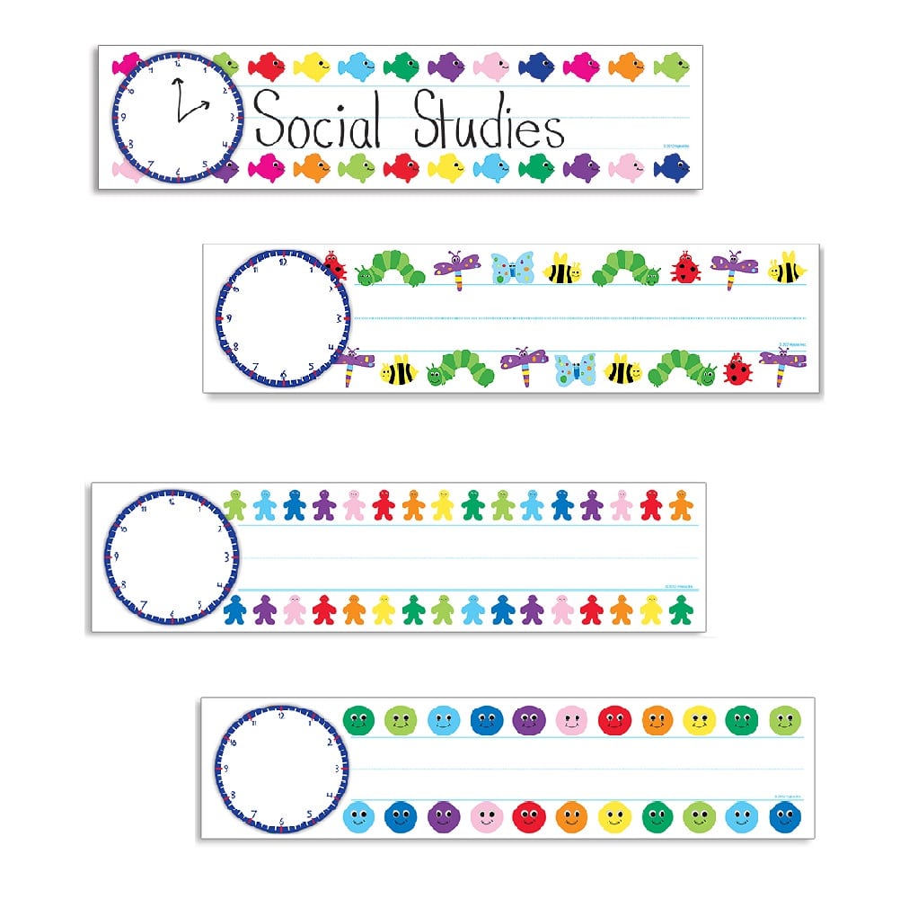 Classroom Schedule Cards