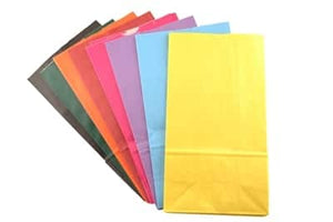 Gusseted Flat Bottom Paper Bags