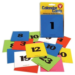 Number Calendar Cards