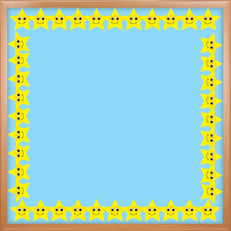 Yellow Stars Classroom Border