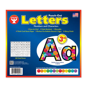 Smiley Face Bulletin Board Letters