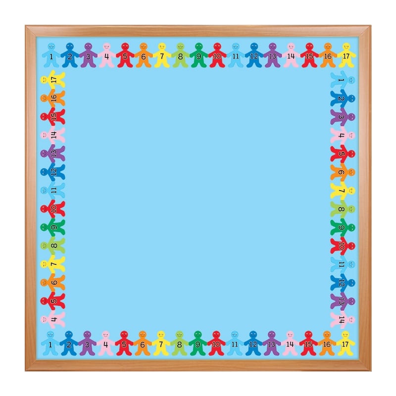 Number Kids Classroom Border