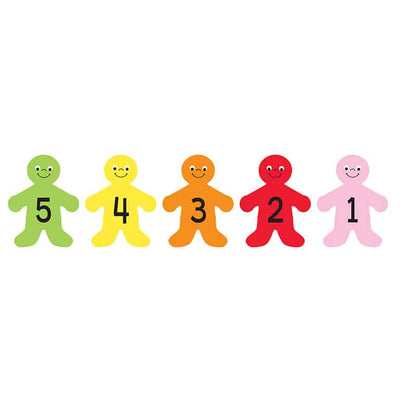 Rainbow People Calendar Cards - 3" - Die Cut - 31 ct.