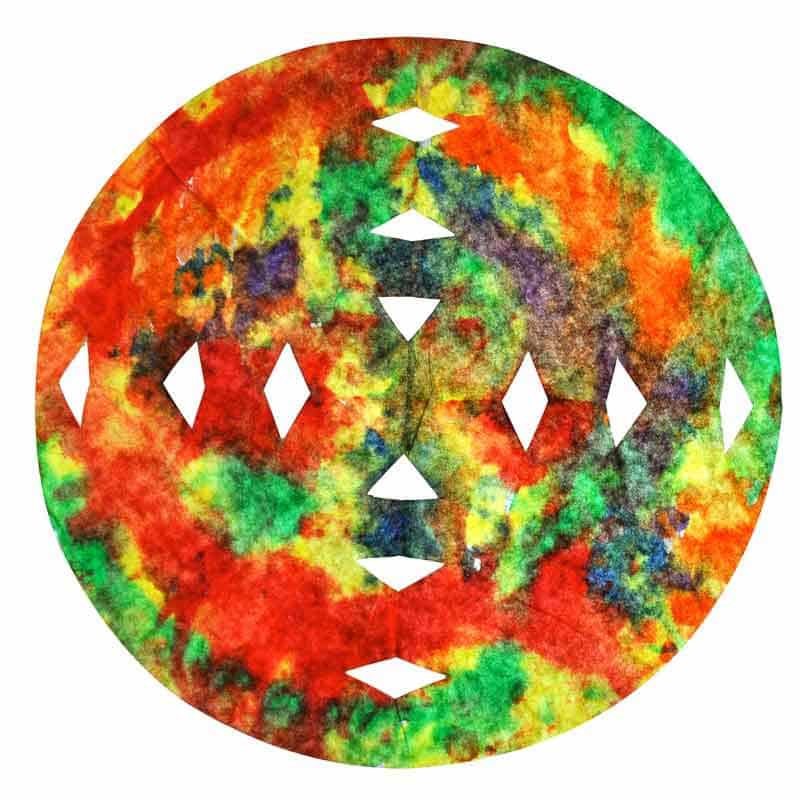 Dippity Dye Paper Circles