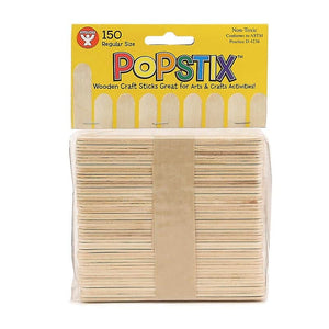 Natural Craft Wood Sticks  - 4.5 Inch, 150 ct.