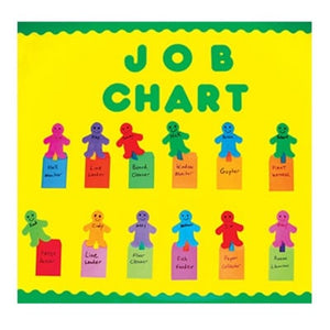 Job or Attendance Chart Bulletin Board Kit