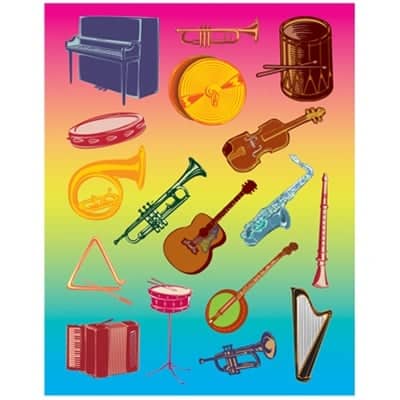 Musical Instruments Stickers