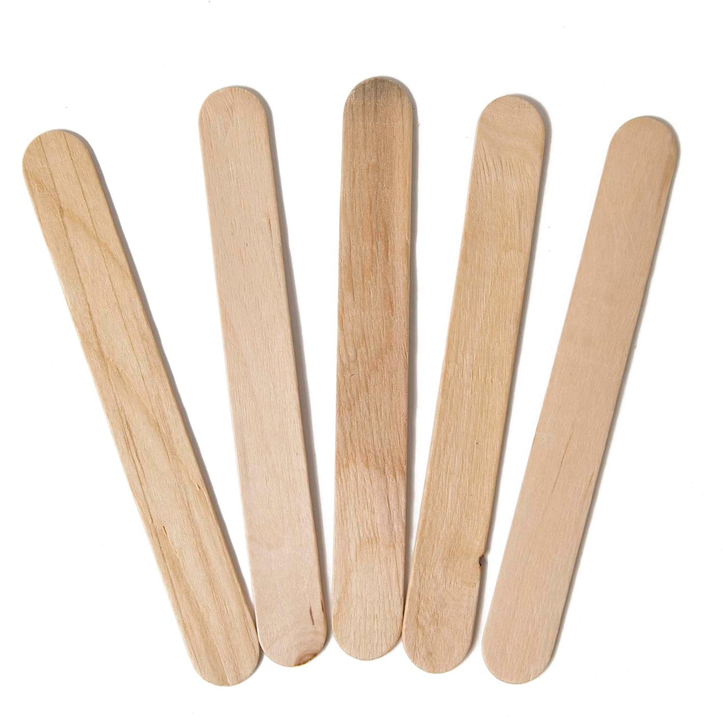 Jumbo Natural Craft Sticks - 6 Inch Popstix