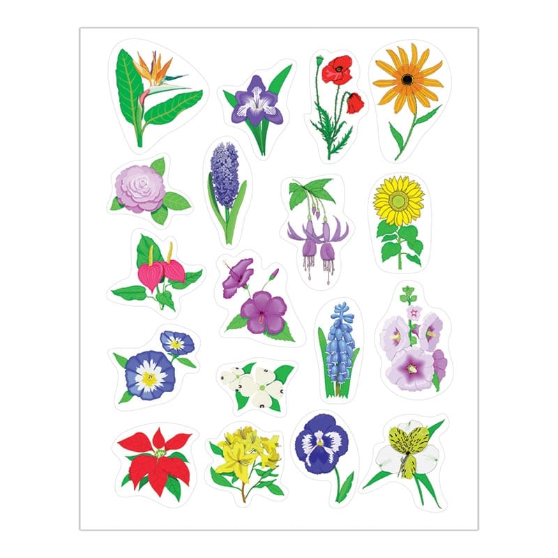 Pretty Flowers Stickers