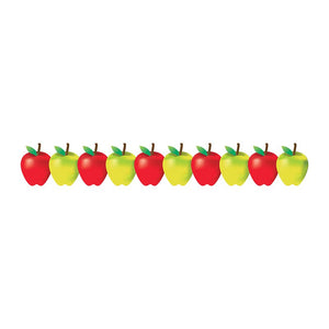 Green and Red Apples Border