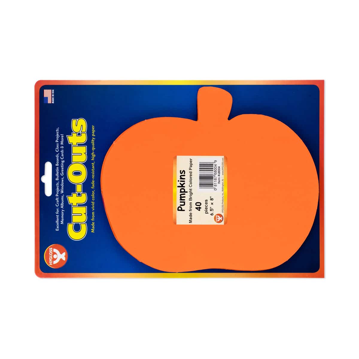 Pumpkin Orange Flat Card - A6 Gmund Colors Matt 4 1/2 x 6 1/4 111C - LCI  Paper