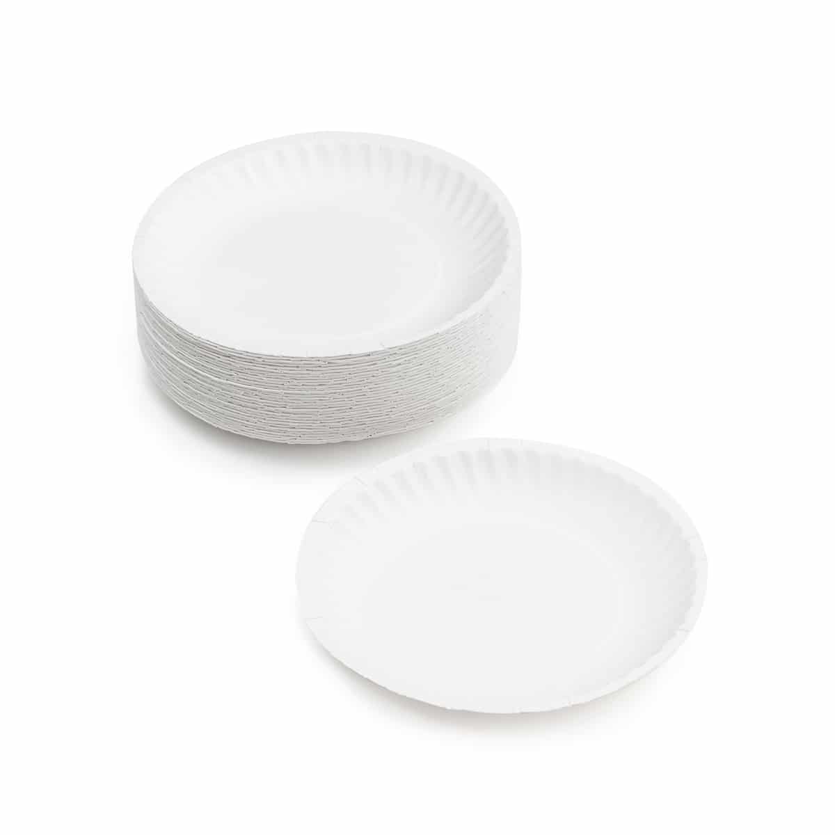  Hygloss Products Paper Plates - Uncoated White Plate - Use for  Foodware, Events, Activities, Crafts Projects and More - Environmentally  Friendly - Recyclable and Disposable - 6-Inches - 100 Pack : Everything Else