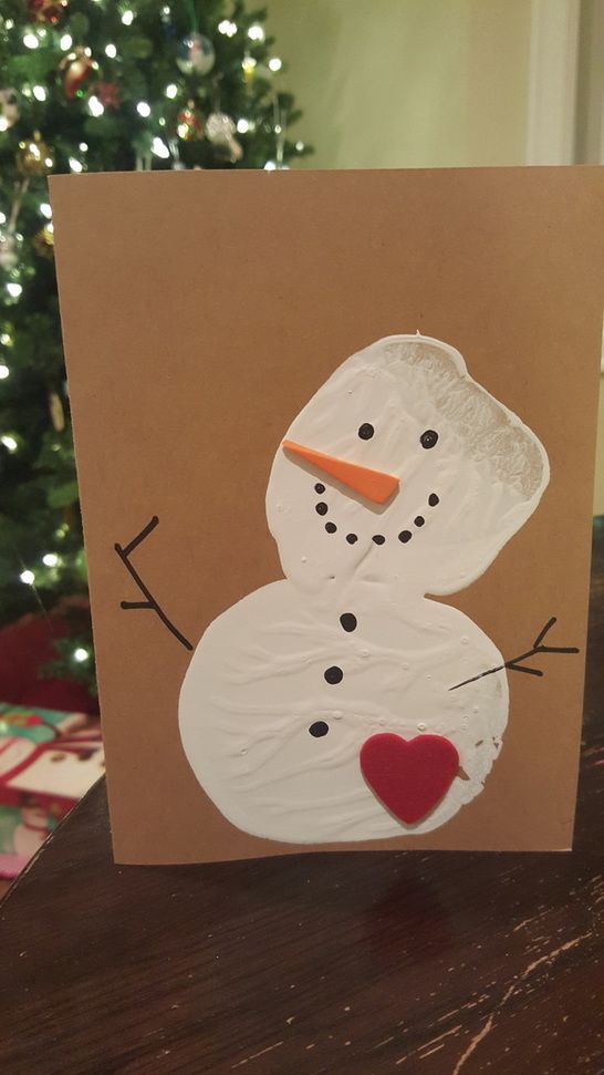 Homemade Christmas Cards | Cute christmas cards, Christmas cards handmade kids, Christmas cards kids