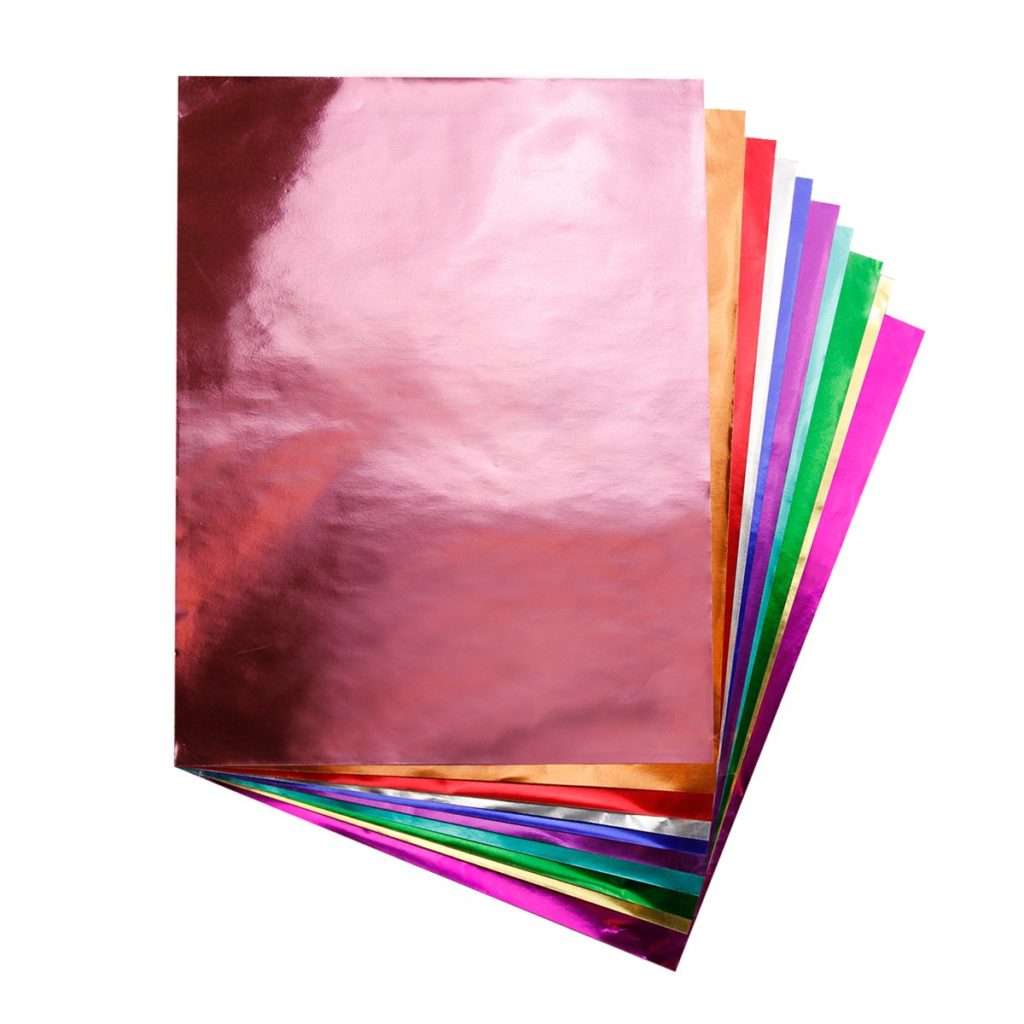 InsideMyNest Rainbow Metallic Foil Specks Glitter On White Tissue Paper  Sheets 30x20 inches (100 Sheets)