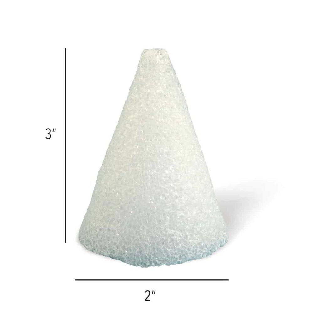 Polystyrene Craft Foam Cones