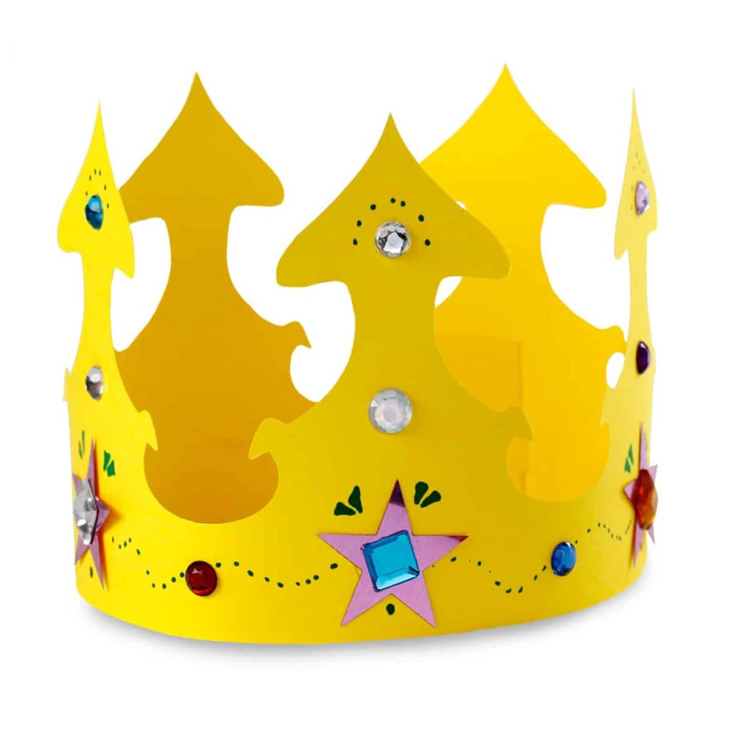 Hygloss Products Paper Crowns for Kids to Decorate, 24 per Pack, Bright  Color Crown for Birthdays Parties and Events Red, Yellow, Blue, Green