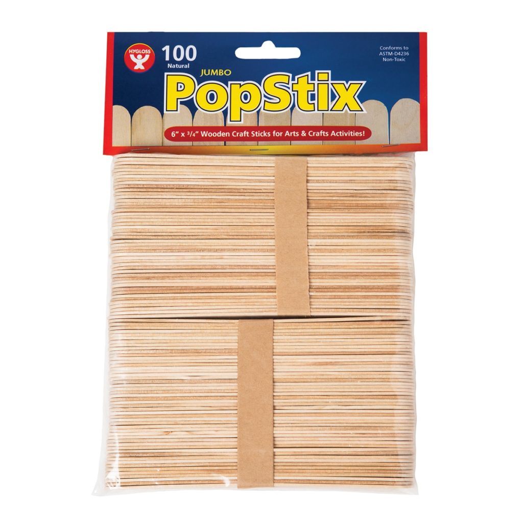 240 Pcs Flat Natural Wood Craft Sticks Popsicle Sticks Bulk 4x3/6