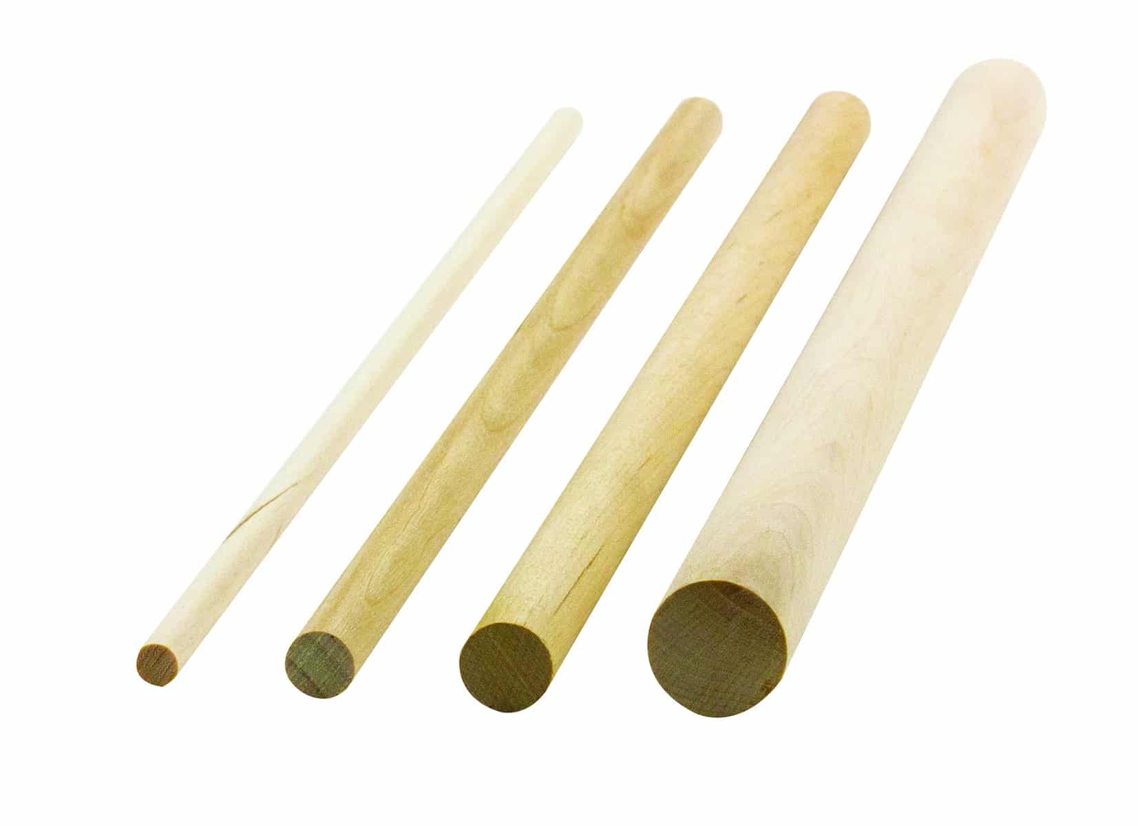 6 x 1/4 Inch Wood Dowel Rods Unfinished Hardwood Sticks for Crafts and –  WoodArtSupply
