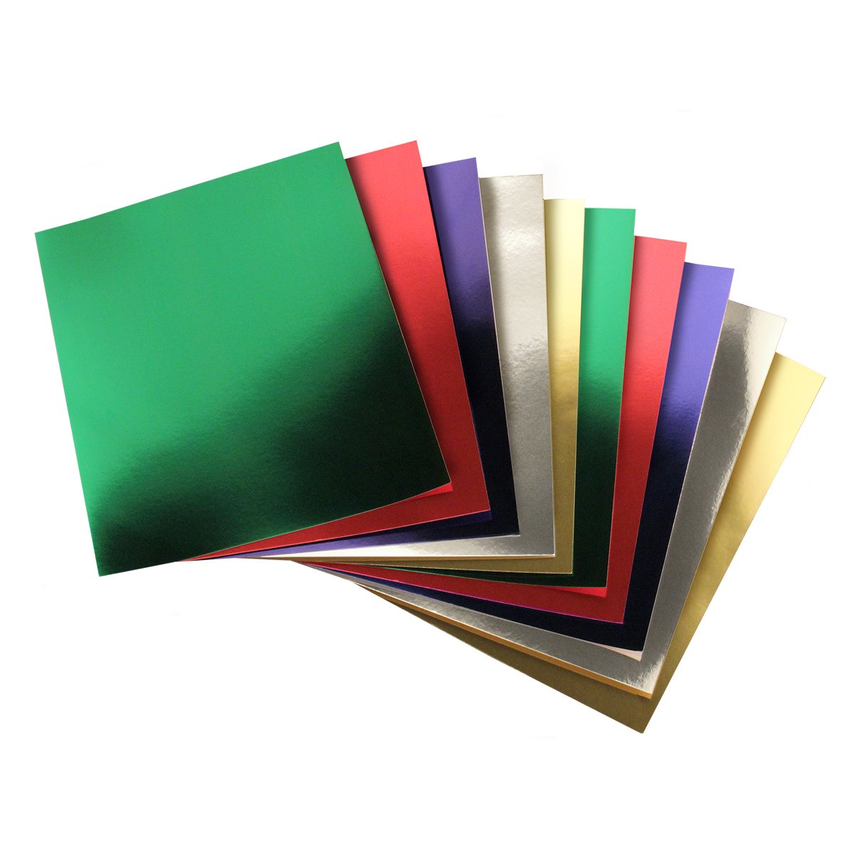 Metallic Foil Paper 12 Sheets 8.5 x 11 Purple