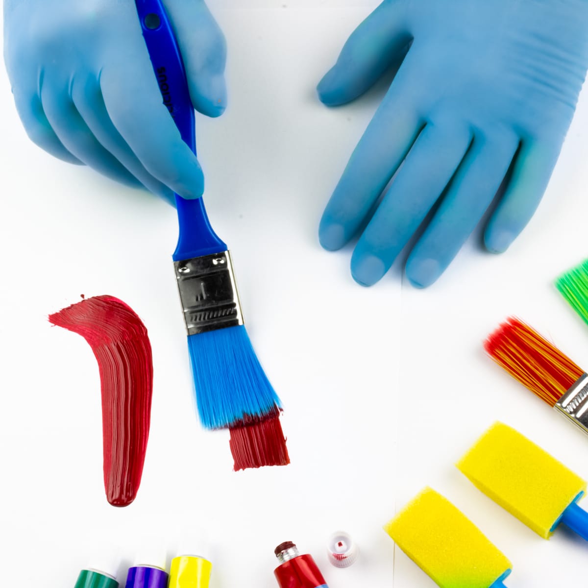 hygloss colored nitrile craft gloves