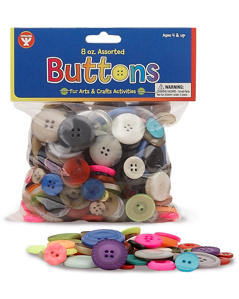 Assorted Button Craft Supplies