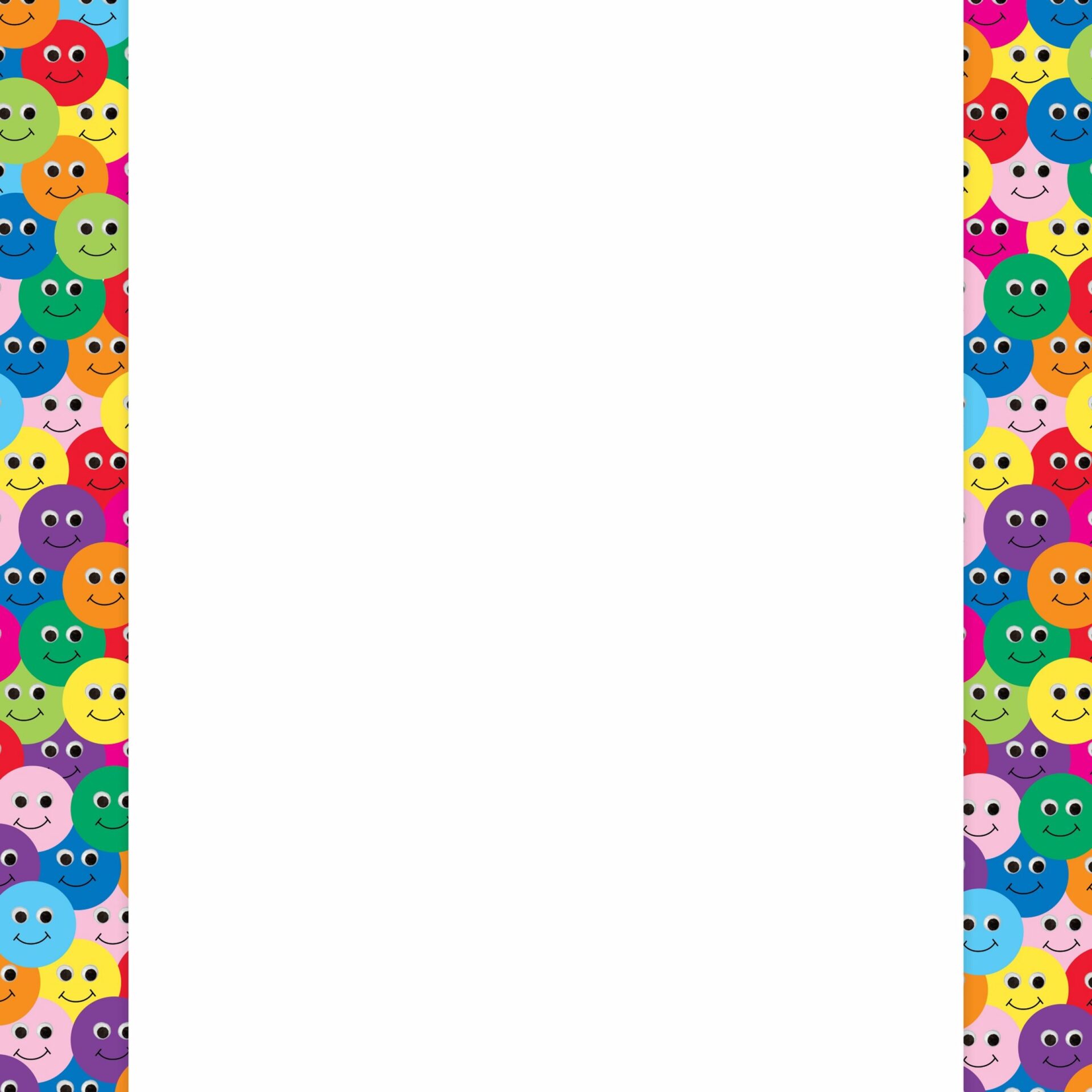 Smiley Face Border Poster - Hygloss Products Teacher Supplies: Discount ...