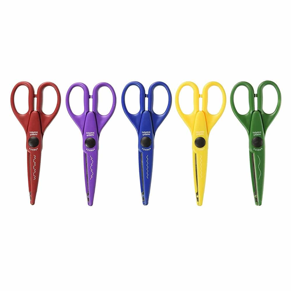 Provo Craft Lot Of 12 Paper Shapers Decorative Paper Cutting Crafting  Scissors